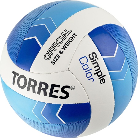 Купить Мяч волейбольный Torres Simple Color любительский р.5 в Пикалёве 
